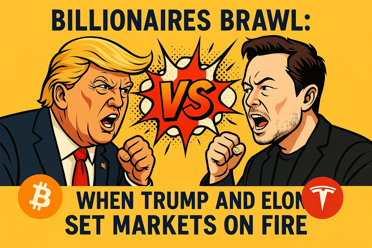 Trump vs Musk: What This Feud Means for Stocks & Crypto in 2025